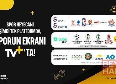 TV+ dünyanın önde gelen spor karşılaşmalarını ekrana getiriyor