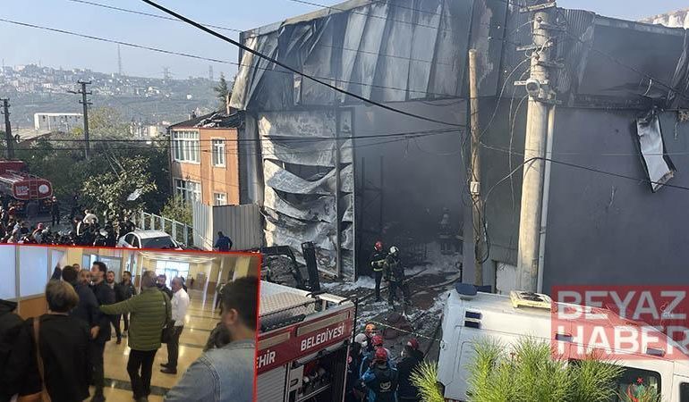 7 kişinin öldüğü fabrika yangınına ilişkin keşif yapıldı; avukatlar arasında arbede yaşandı