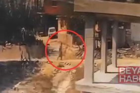 İnşaatta yatan köpeğe sopayla şiddet uyguladı; o anlar kamerada