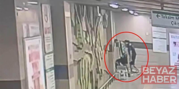 Beyoğlu’nda metroda uyuyan kişinin cep telefonunu çalan şüpheli yakalandı