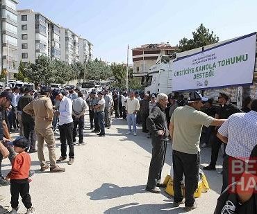 ABB, yüzde 50 hibeli kanola tohumunu üreticiyle buluşturdu