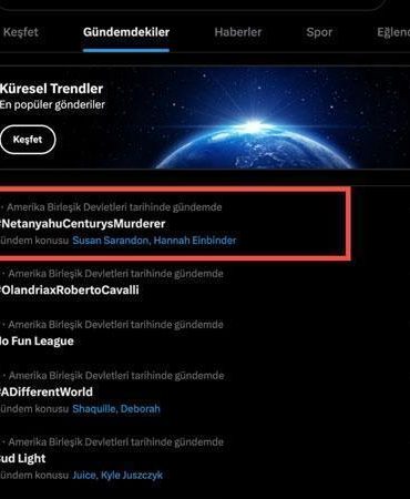 Netanyahu’ya tepki sanal medyada dünya gündemine taşındı