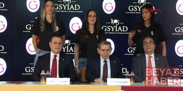 GSYİAD, Galatasaray Kadın Voleybol Takımı’nın forma sırt sponsor oldu
