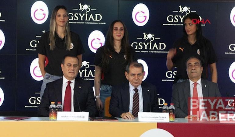 GSYİAD, Galatasaray Kadın Voleybol Takımı’nın forma sırt sponsor oldu
