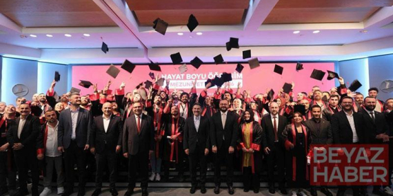 THY’de mezuniyet kutlaması