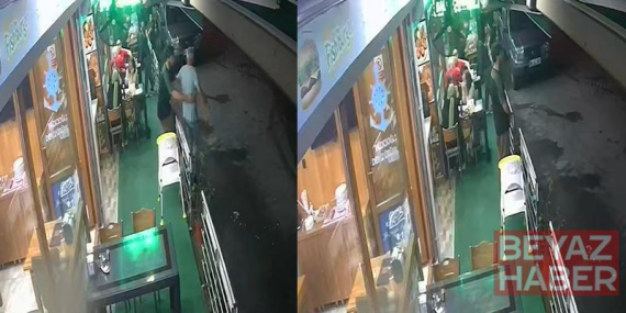 Nefes borusuna yiyecek kaçan müşterisini Heimlich manevrasıyla kurtardı