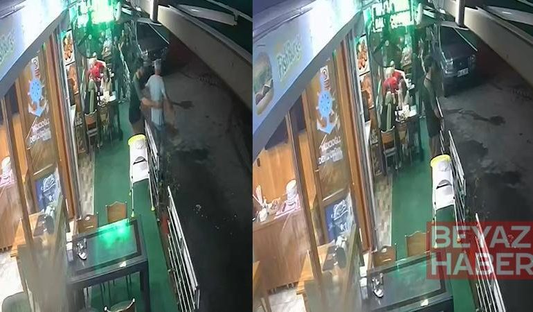 Nefes borusuna yiyecek kaçan müşterisini Heimlich manevrasıyla kurtardı