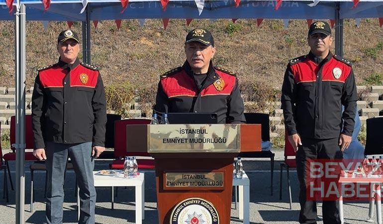 Motosikletli polis timlerinin son dersini İl Emniyet Müdürü Selami Yıldız verdi