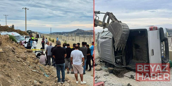 Duvara çarpan kamyonetin çocuk sürücüsü yaşamını yitirdi