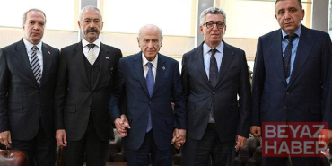Bahçeli, Sarallar ve Şahinler aileleri ile buluştu