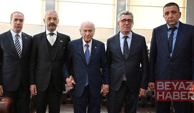 Bahçeli, Sarallar ve Şahinler aileleri ile buluştu