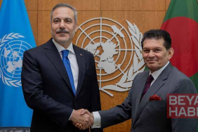 Bakan Fidan, BM 81’inci Genel Kurul Başkanı Rahman ile bir araya geldi