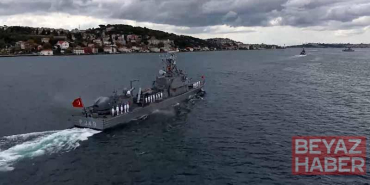 Preveze Deniz Zaferi’nin 488’inci yıl dönümünde İstanbul Boğazı’nda 15 gemiyle geçit töreni
