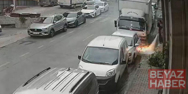 Kağıthane’de kablolardaki patlamada aracını son anda kurtardı: 10 saniye önce bassam zarar görecektim