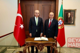 TBMM Başkanı Kurtulmuş, Lizbon Büyükelçiliği’ni ziyaret etti