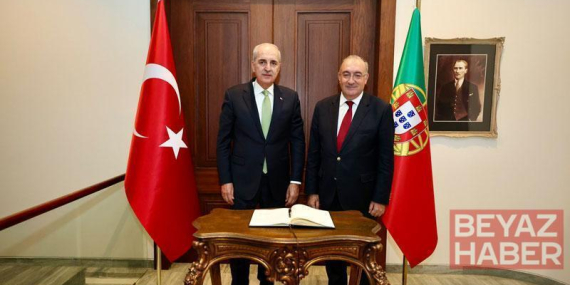 TBMM Başkanı Kurtulmuş, Lizbon Büyükelçiliği’ni ziyaret etti