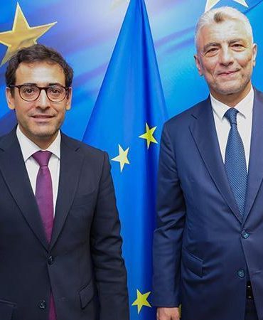 Bakan Bolat, Avrupa Komisyonu İcracı Başkan Yardımcısı Sejourne ile görüştü