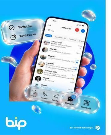 BiP, iPhone için Liquid Glass arayüzünü kullanıma sundu