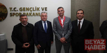 Bakan Bak, Avrupa Okul Sporları Federasyonu heyetini kabul etti