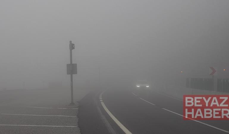 Bolu Dağı geçişinde yoğun sis