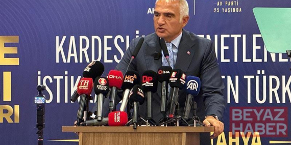Bakan Ersoy: Turizmde büyümeyi, gelişmeyi ve zirve mücadelemizi sürdüreceğiz
