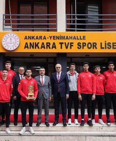 Bakan Tekin, Ankara TVF Spor Lisesi