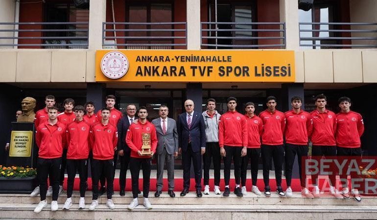 Bakan Tekin, Ankara TVF Spor Lisesi
