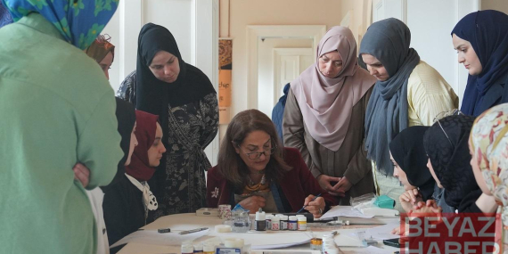 Tezhip Atölyesi, Mimar Sinan’da gençlerle buluştu