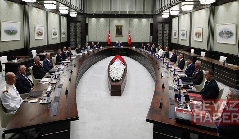 MGK Bildirisi: Terörsüz Türkiye ve Terörsüz Bölge için atılan adımlar değerlendirildi