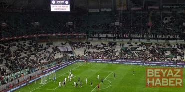 Konyaspor-Filistin Milli Takımı karşılaşmasında kardeşlik kazandı