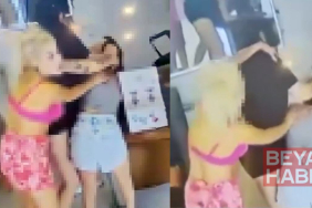 4 kadın işyerinde birbirine girdi: Defalarca kafasını masaya vurdu