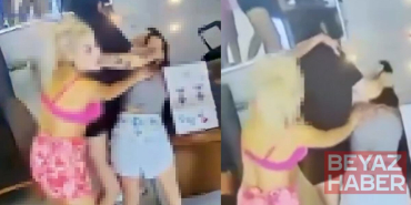 4 kadın işyerinde birbirine girdi: Defalarca kafasını masaya vurdu