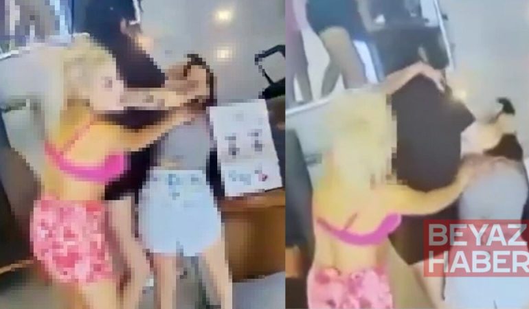4 kadın işyerinde birbirine girdi: Defalarca kafasını masaya vurdu