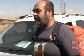 Acılı baba Saray'a yürüyüş başlattı