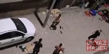Şanlıurfa’da aynı sokakta oturan iki grup birbirine girdi: Taş, sopa, hortum ve terlikler havada uçuştu
