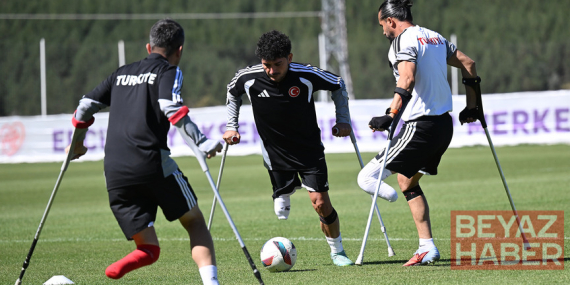 Ampute Futbol Milli Takımı dünya kupası için güç depoluyor