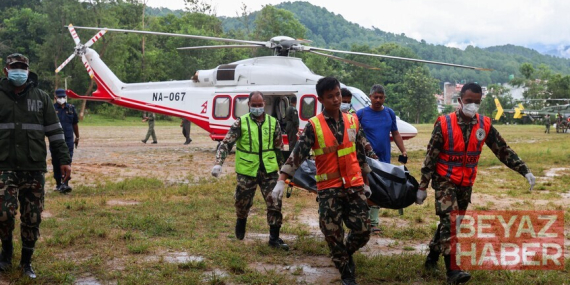 Nepal'deki selde hayatını kaybedenlerin sayısı 1342'ye çıktı