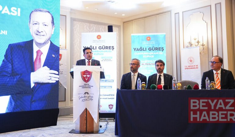 Yağlı Güreş Cumhurbaşkanlığı Kupası'nın basın toplantısı düzenlendi