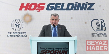 Gençlik ve Spor Bakanı Osman Aşkın Bak, Bayrampaşa'da temel atma törenine katıldı