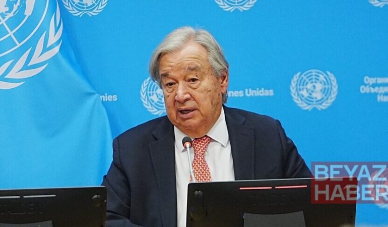 Guterres: İki devletli çözüme verilen destek sözlerin ötesine geçmelidir