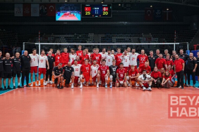 A Milli Erkek Voleybol Takımı, hazırlık maçında Danimarka'yı yendi
