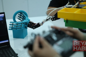 Hatay'da lise öğrencileri tasarladıkları robotla TEKNOFEST'te birincilik hedefliyor