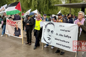İsveç'te yüzlerce kişi İsrail'in Gazze'ye yönelik saldırılarını protesto etti