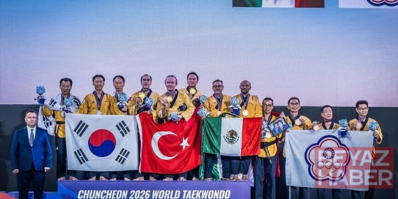 Dünya Tekvando Poomsae Şampiyonası'nda "altın" kapanış