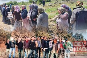 Kanunsuz talana karşı köylü siper oldu