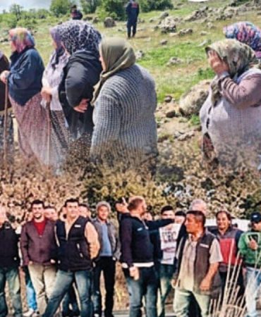 Kanunsuz talana karşı köylü siper oldu
