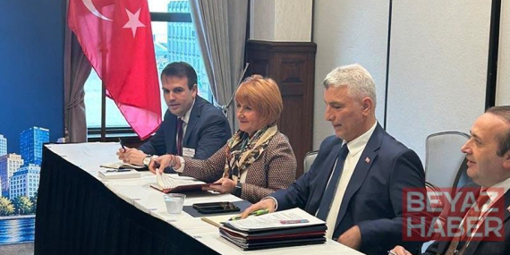 Bakan Bolat, ABD Ticaret Temsilcisi Büyükelçi Greer ile bir araya geldi