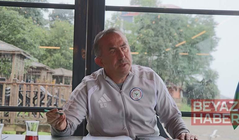 Çaykur Rizespor Teknik Direktörü Uçar: Futbolun kendisi temiz, güzel bir oyun. Bırakalım temiz ve güzel kalsın