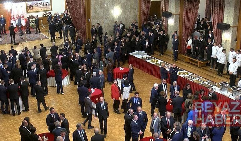 Mecliste yeni yasama yılı dolayısıyla resepsiyon düzenlendi