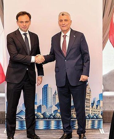 Bakan Bolat, Polonyalı mevkidaşı Domański ile bir araya geldi